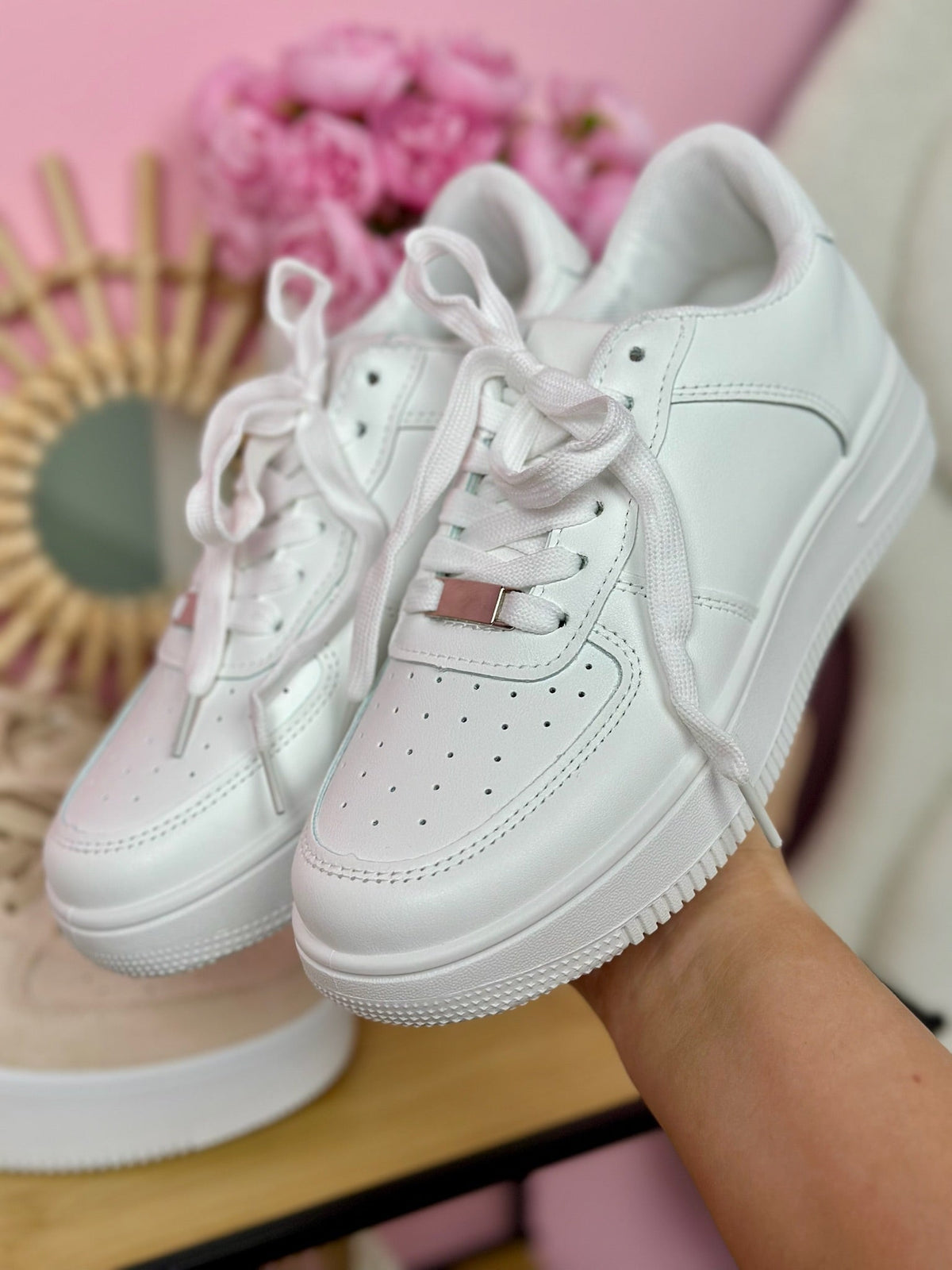 Zapatillas Plataforma Blanco