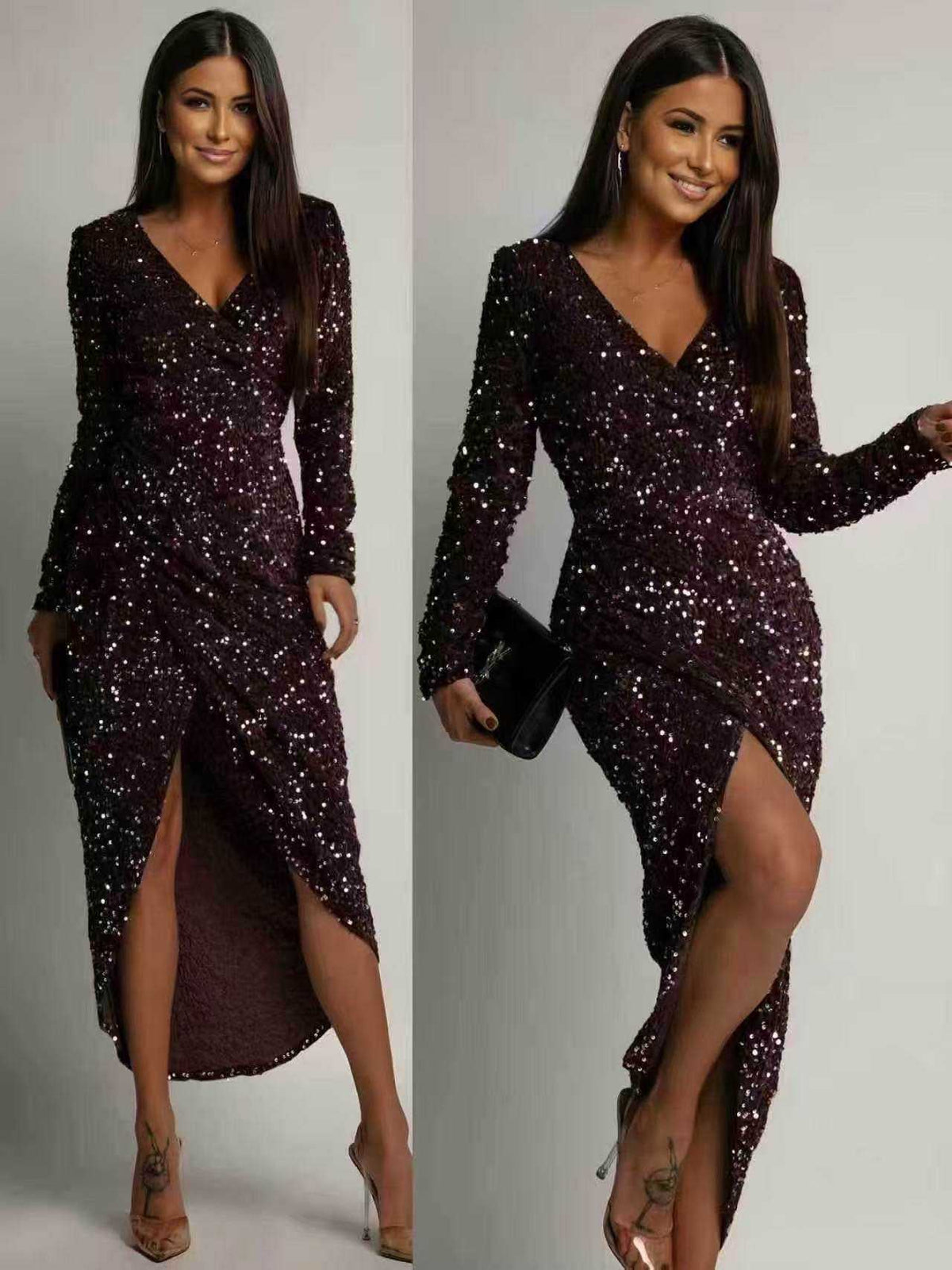 Vestido Maxi de Lentejuelas Party
