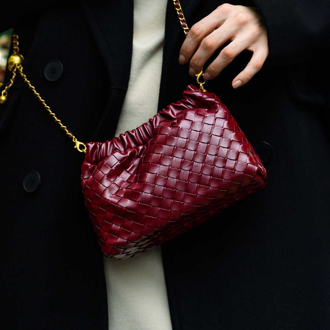 Miranda – Bolso trenzado con cadena