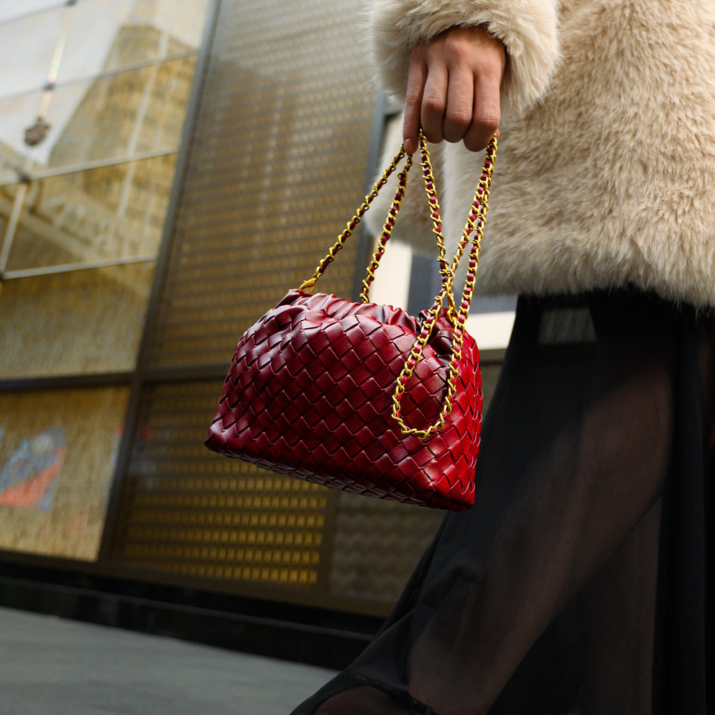 Miranda – Bolso trenzado con cadena
