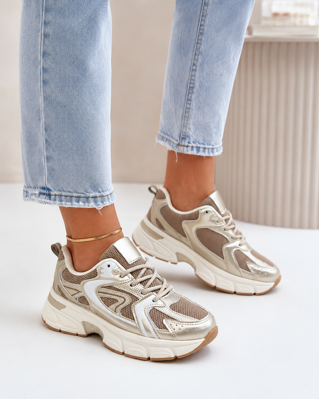 Zapatillas Julia Dorado