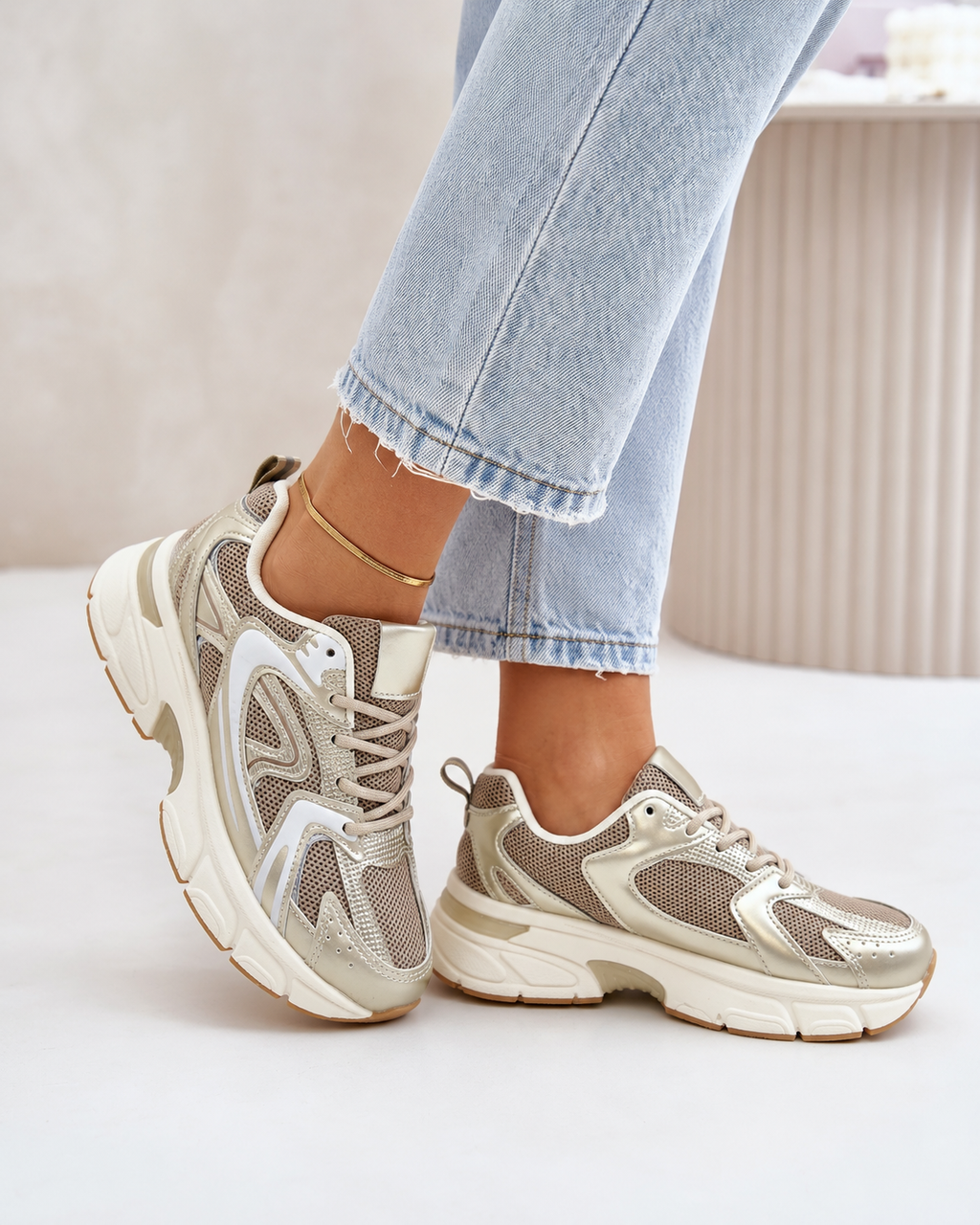 Zapatillas Julia Dorado