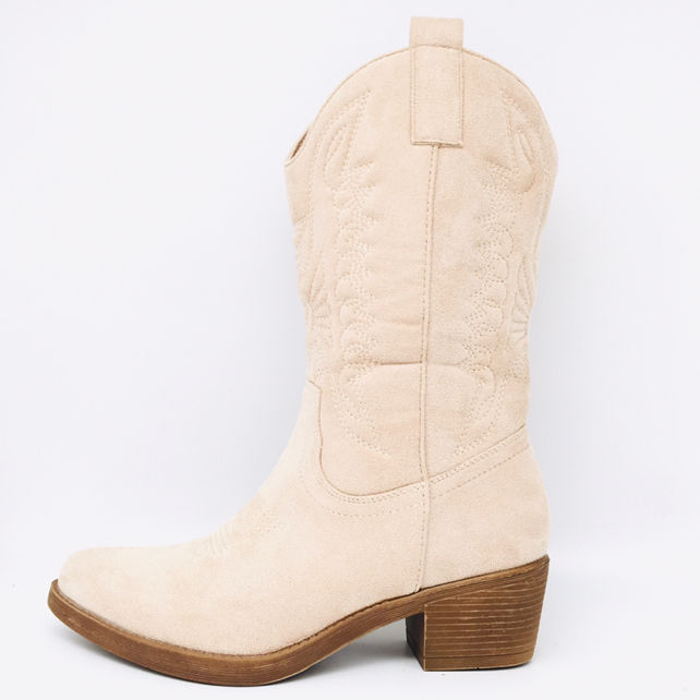 Botas Western Clásicas - Beige