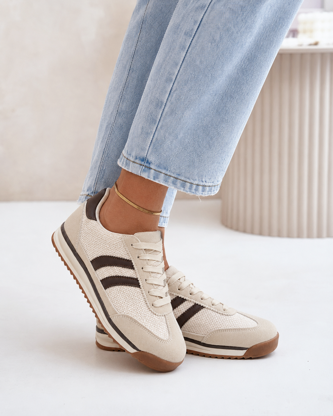 Zapatillas Macey Beige