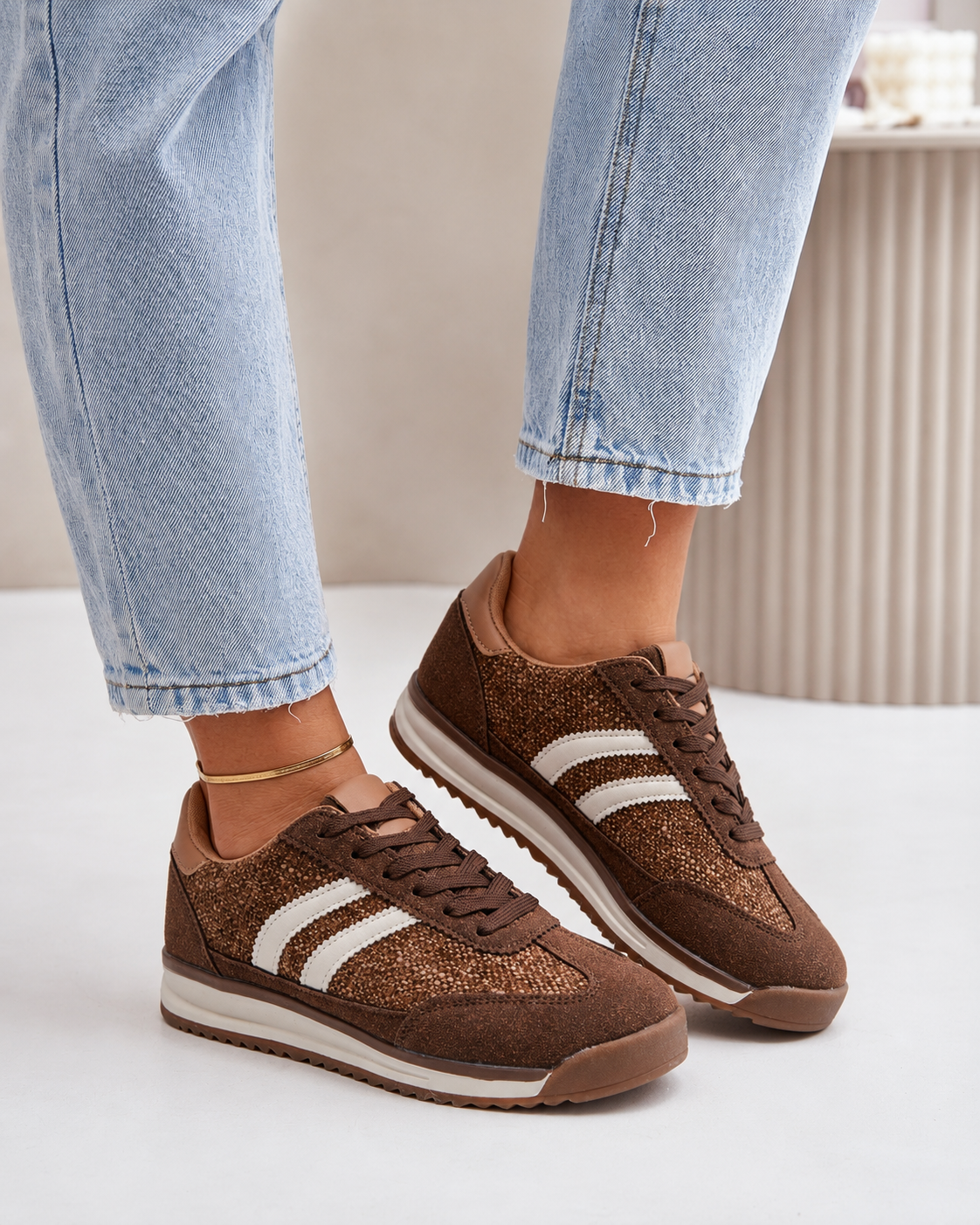 Zapatillas Macey Marrón