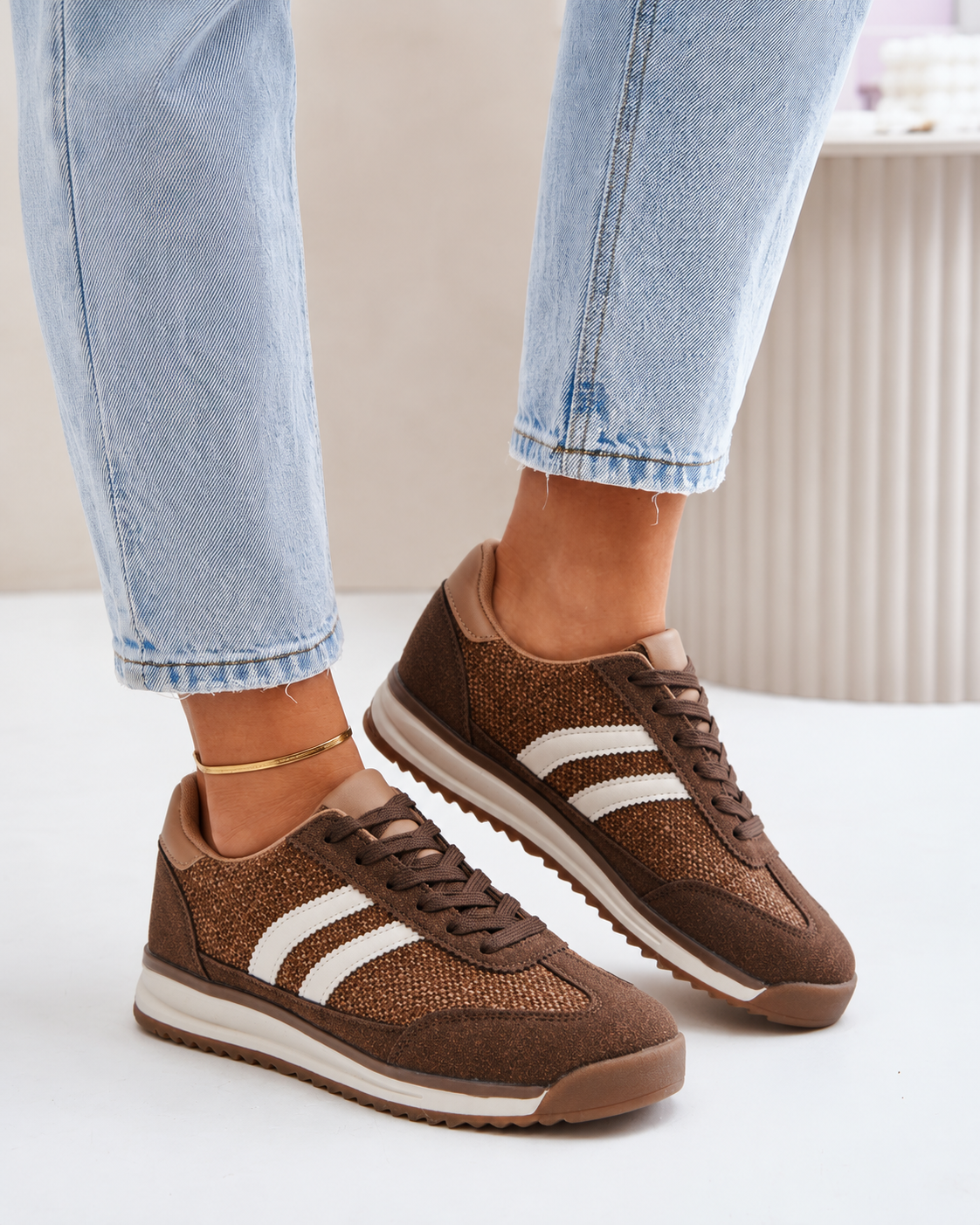 Zapatillas Macey Marrón