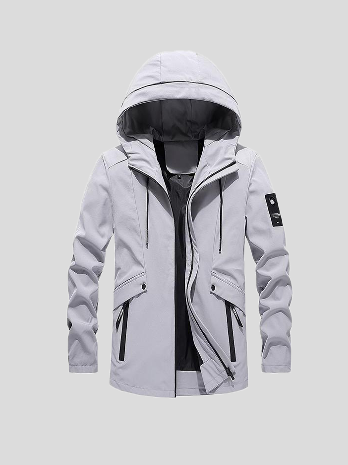 Chaqueta con capucha cómoda