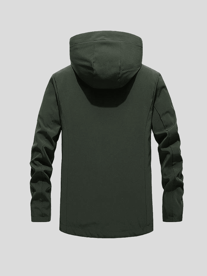 Chaqueta con capucha cómoda