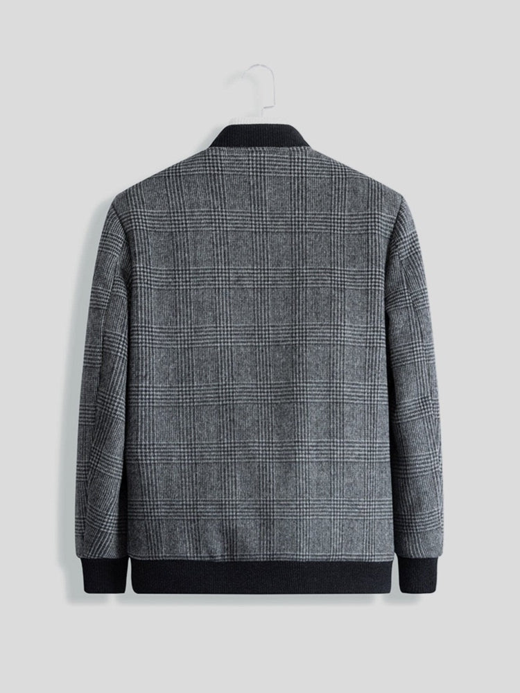 Chaqueta de cuero elegante
