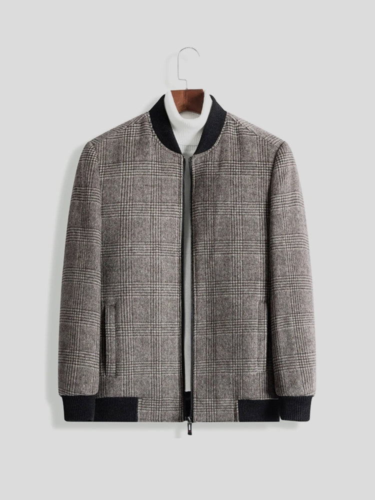 Chaqueta de cuero elegante