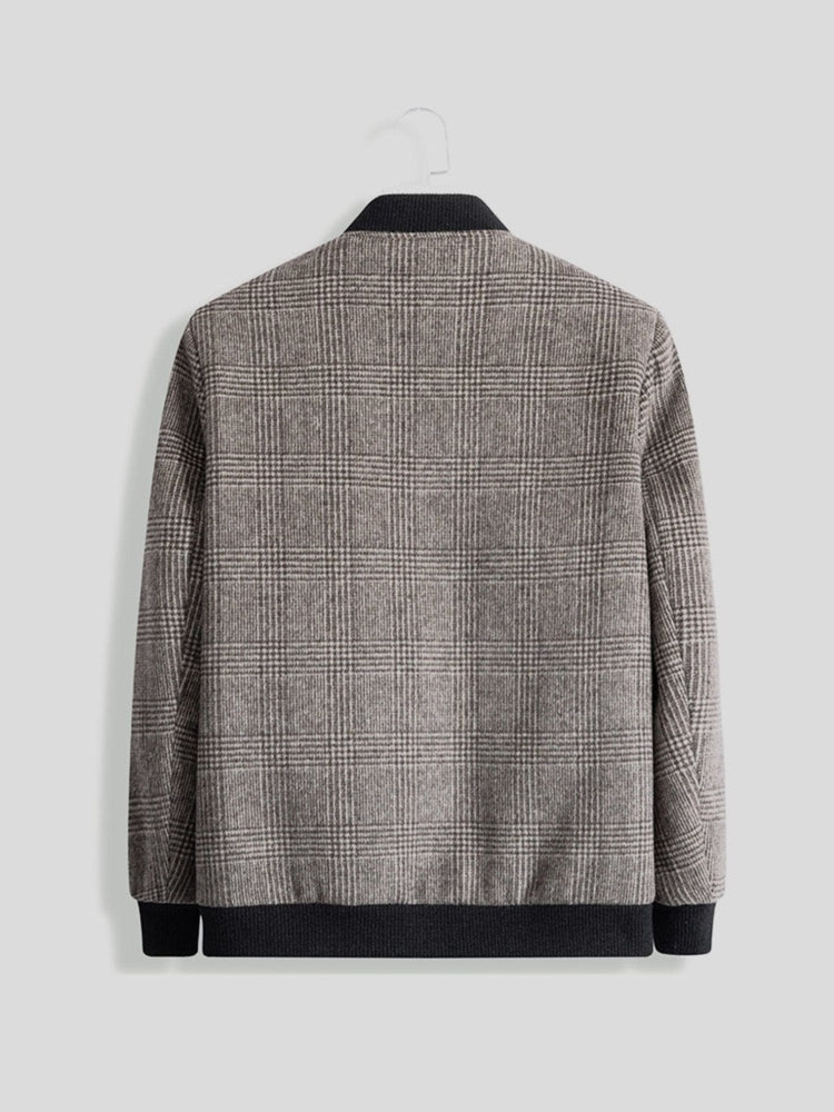 Chaqueta de cuero elegante