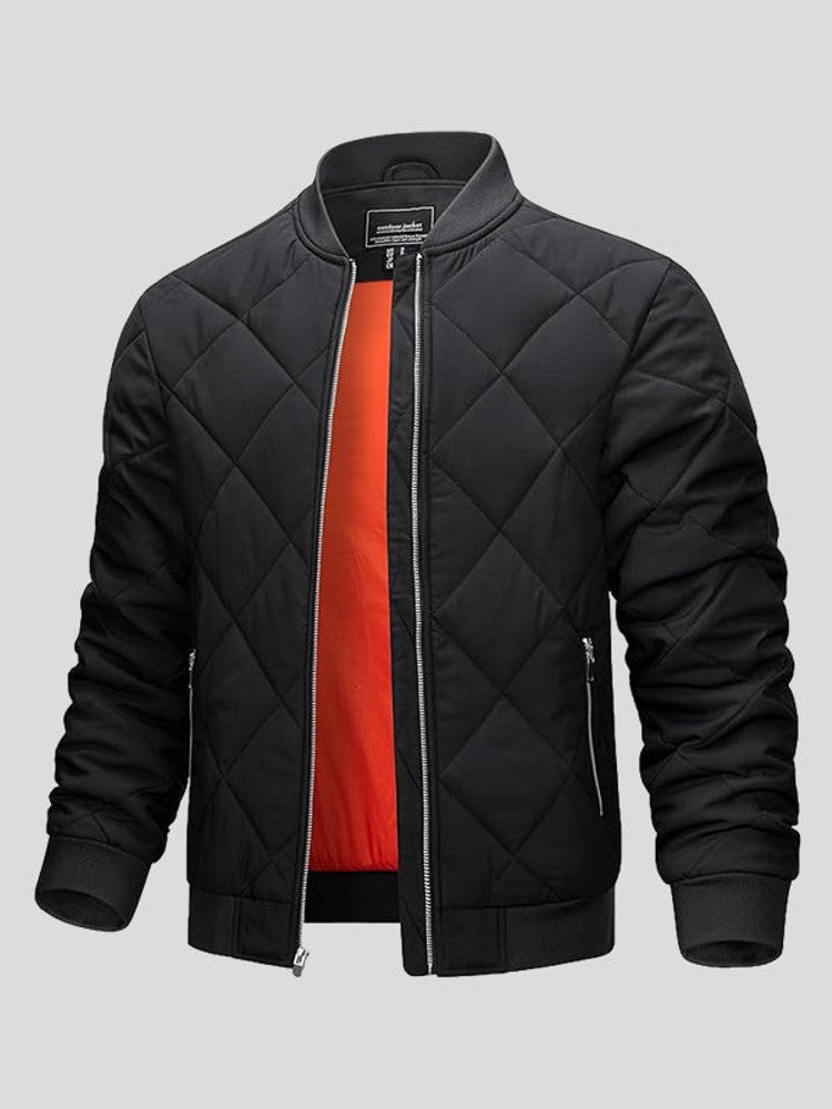 Chaqueta bomber elegante de ante