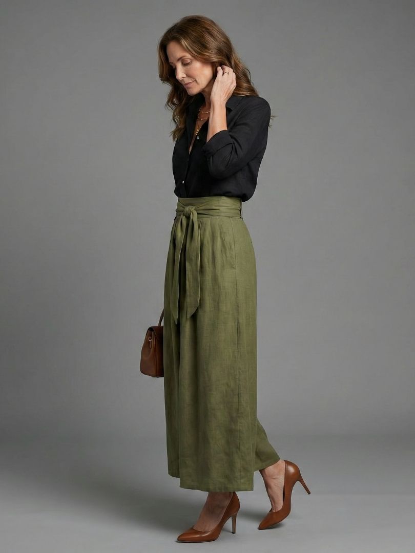 Gabriela | Conjunto de dos piezas con falda midi