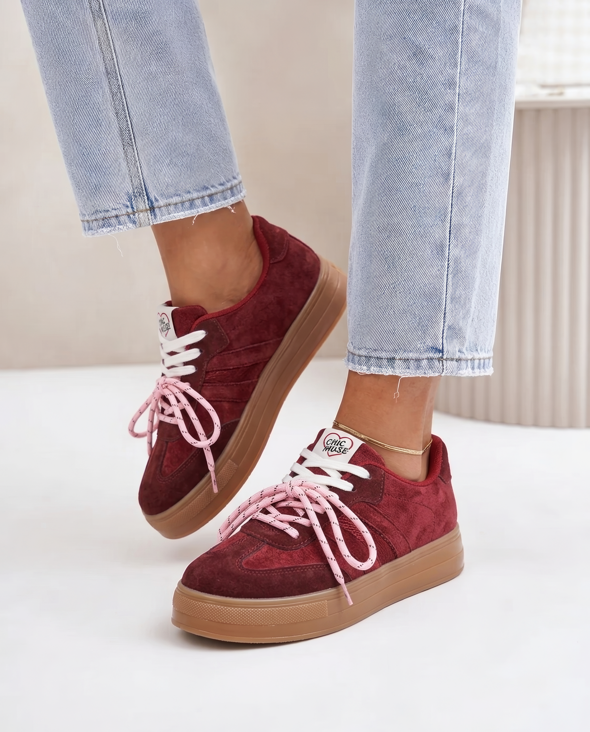 Zapatillas Noeme Vino