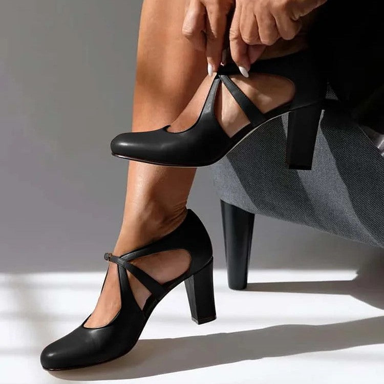 Jonna | Elegantes tacones de piel