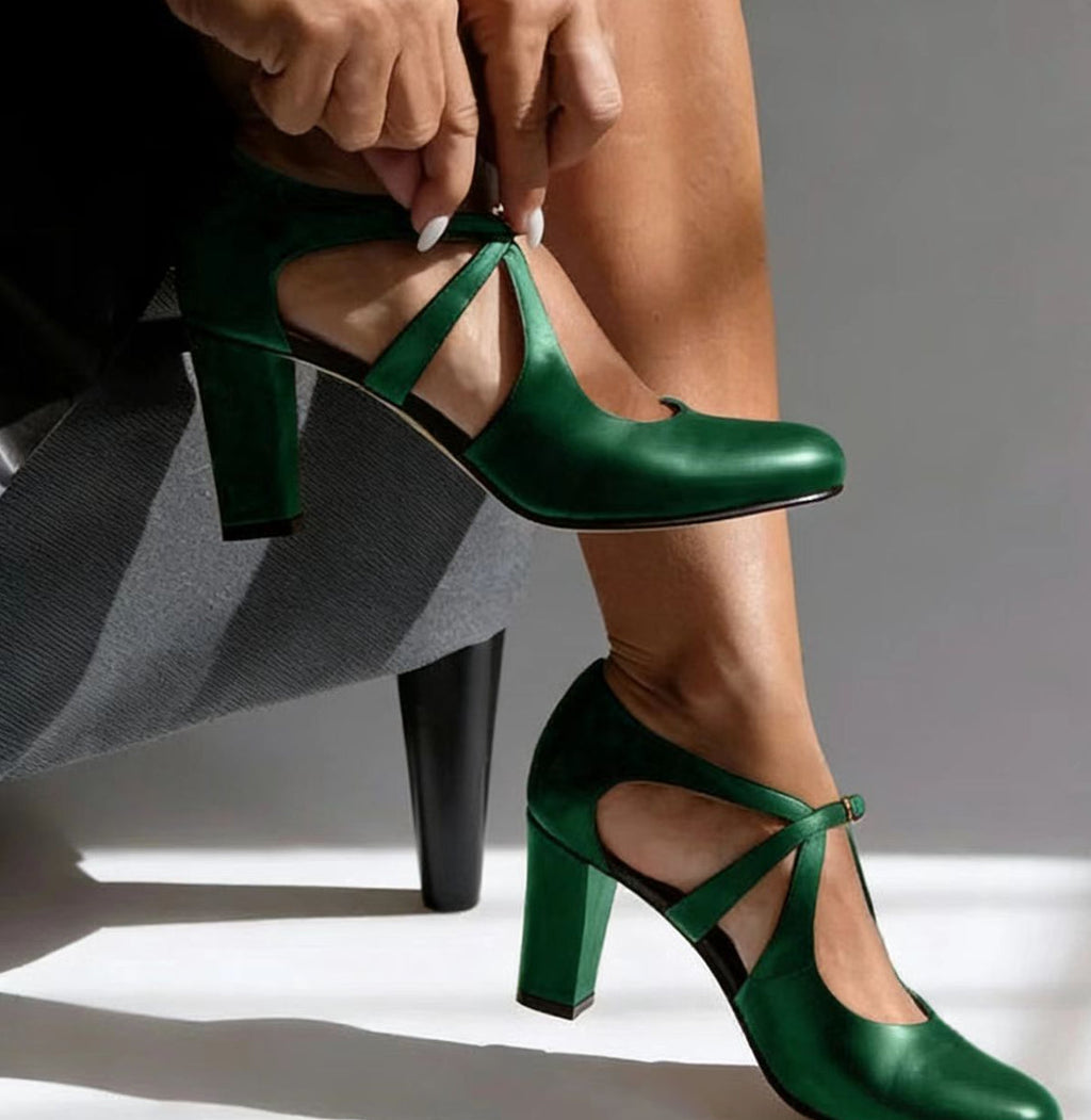 Jonna | Elegantes tacones de piel
