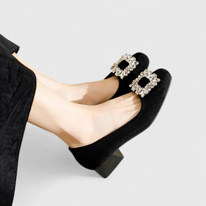 Julianyssa | Zapatos de Mujer de Tacón Ancho Acolchados