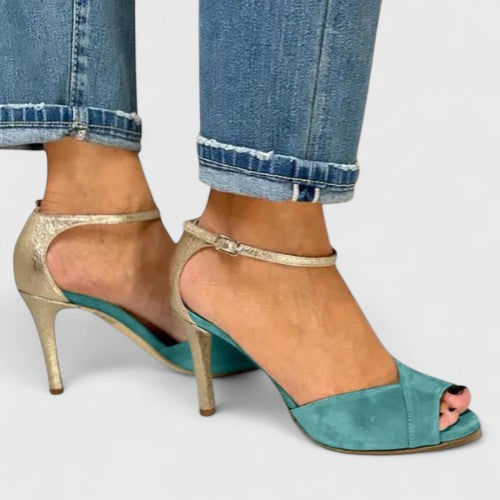 Nolavie | Sandalias de Mujer de Tacón de Aguja con Tiras