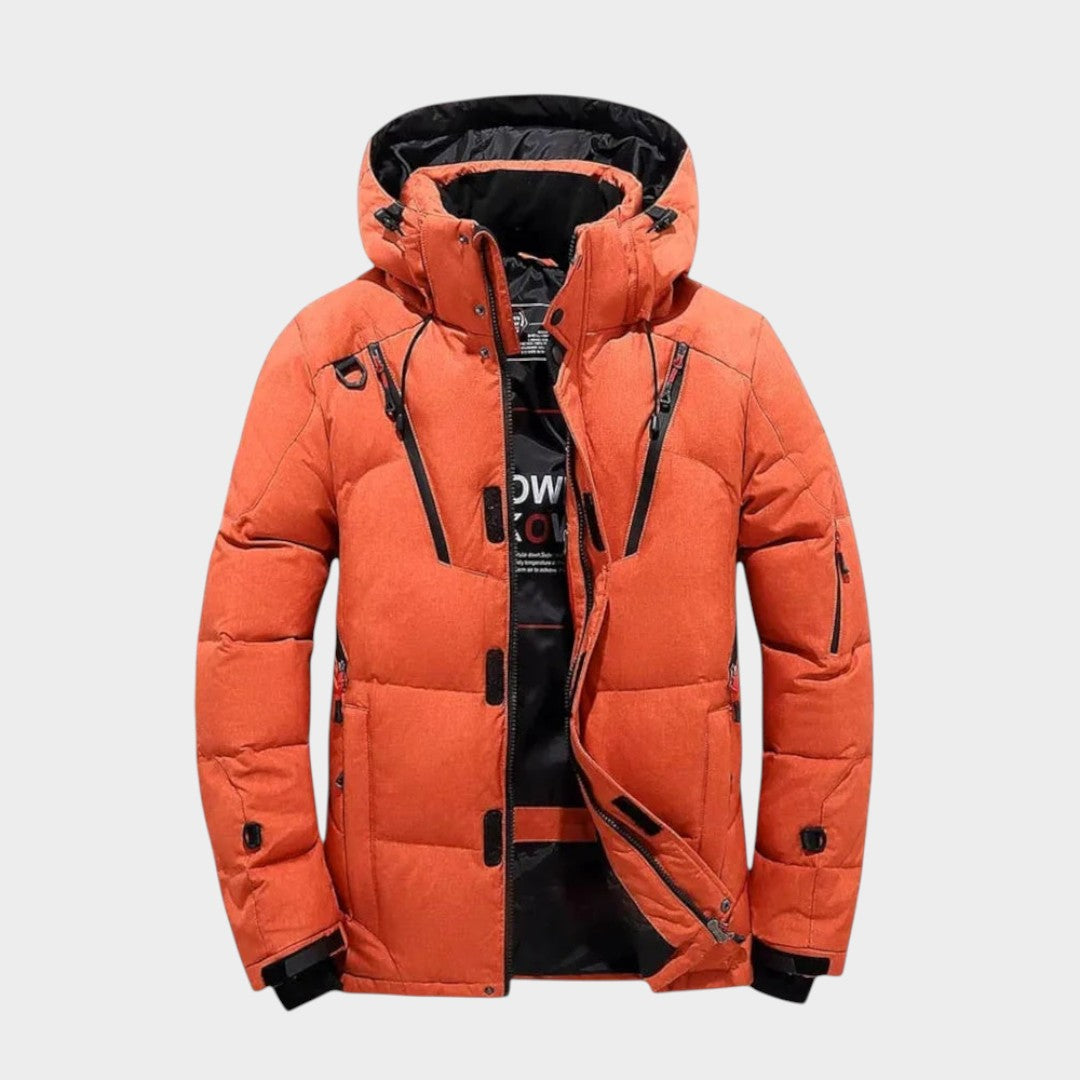 Chaqueta de invierno sólida para hombres