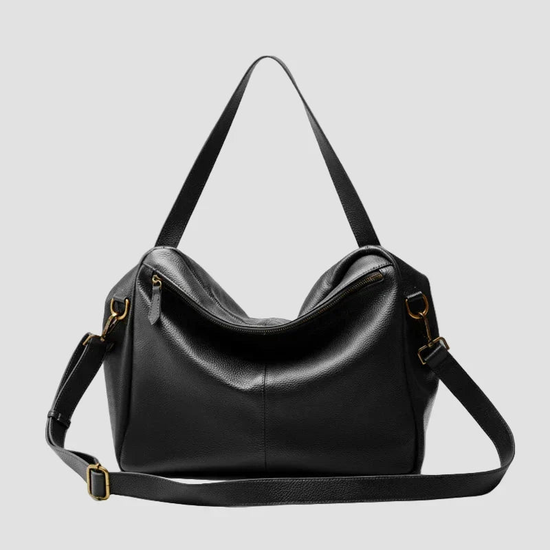 Adriani - Bolso Minimalista de Piel Auténtica para Uso Diario