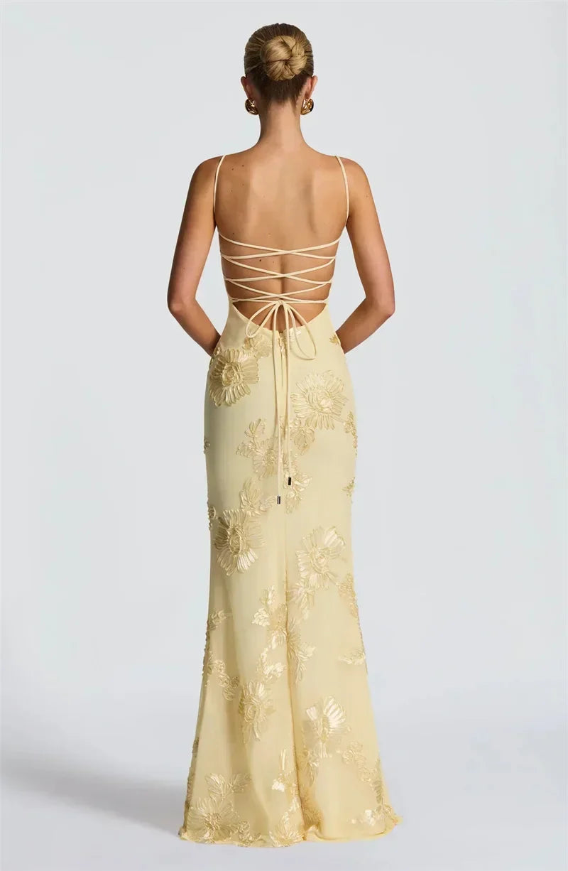 Lila | Corte Sirena y Espalda Descubierta