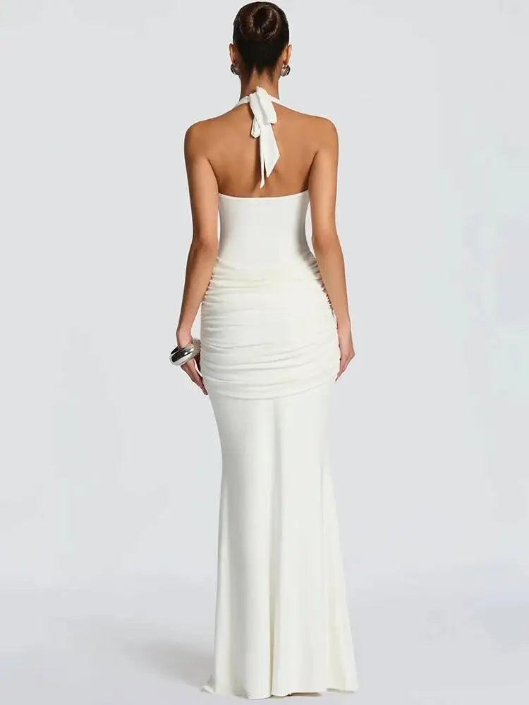 Atenas | Vestido Halter con Espalda al Aire