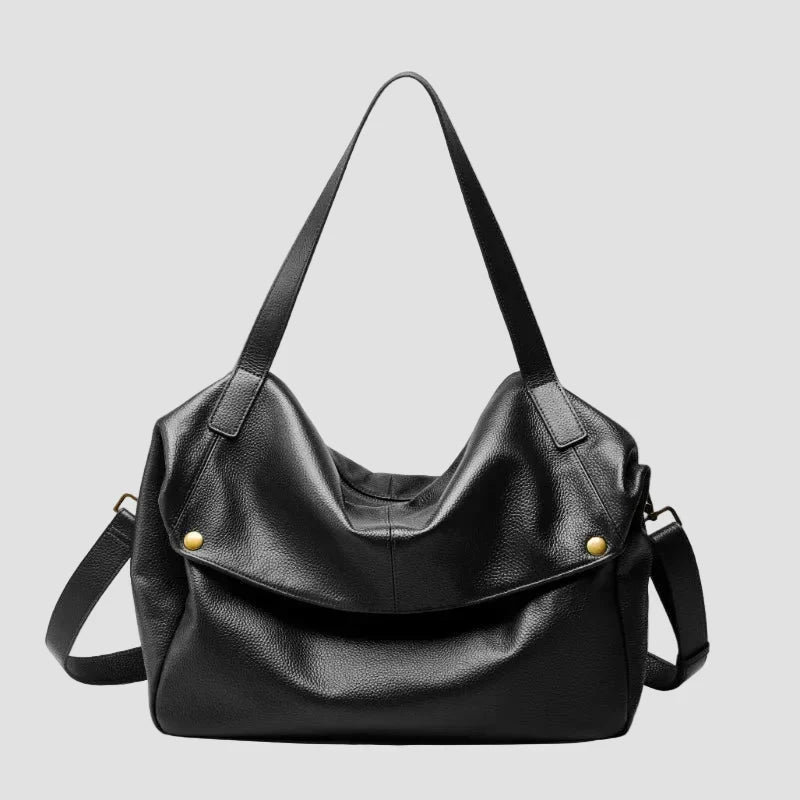 Adriani - Bolso Minimalista de Piel Auténtica para Uso Diario
