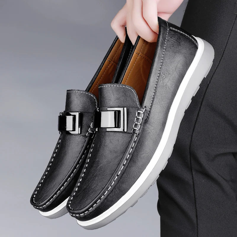 Mocasines de piel de lujo