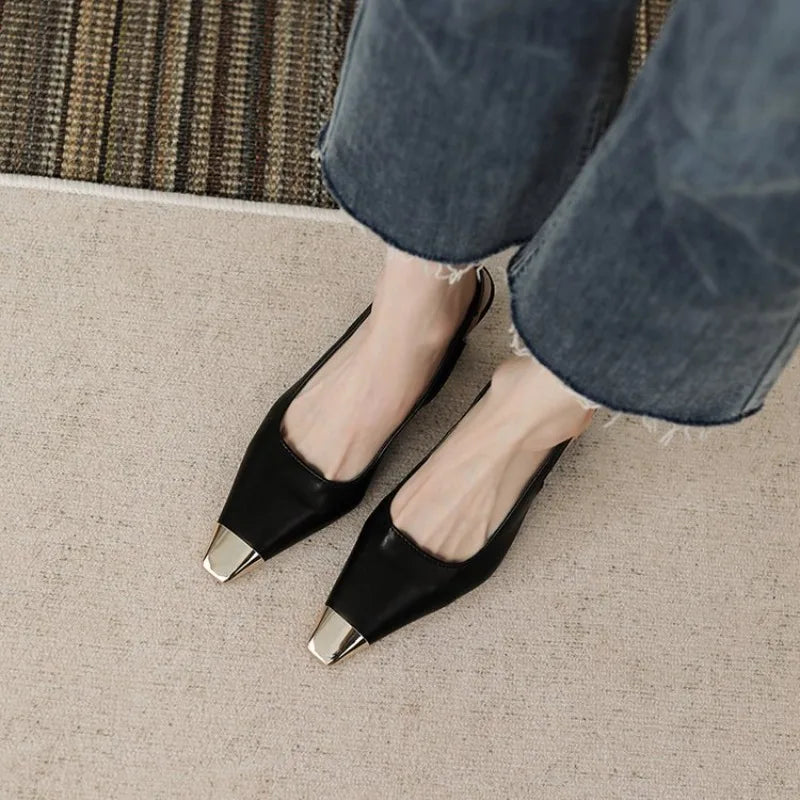 Layla | Tacones Destalonados con Punta Fina