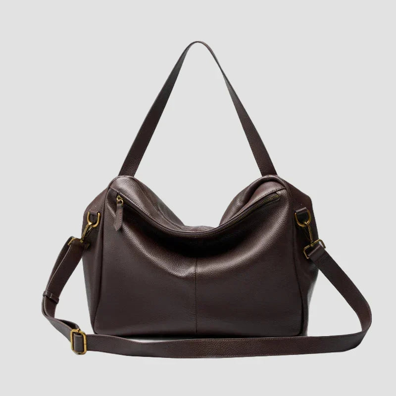 Adriani - Bolso Minimalista de Piel Auténtica para Uso Diario