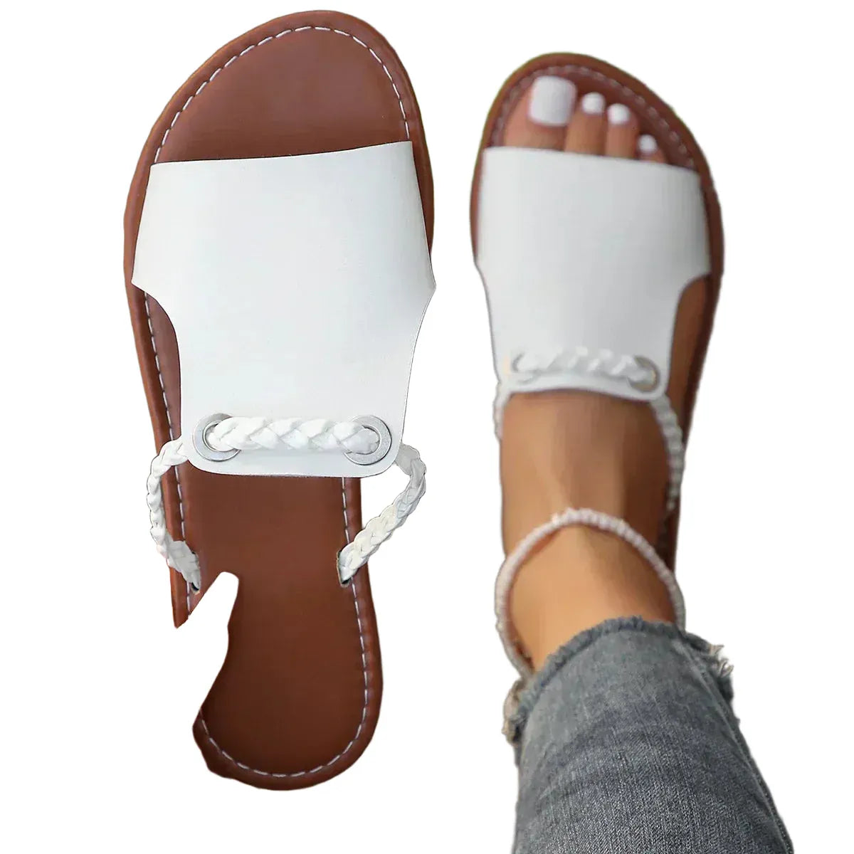 Luna | Sandalias bohemias trenzadas