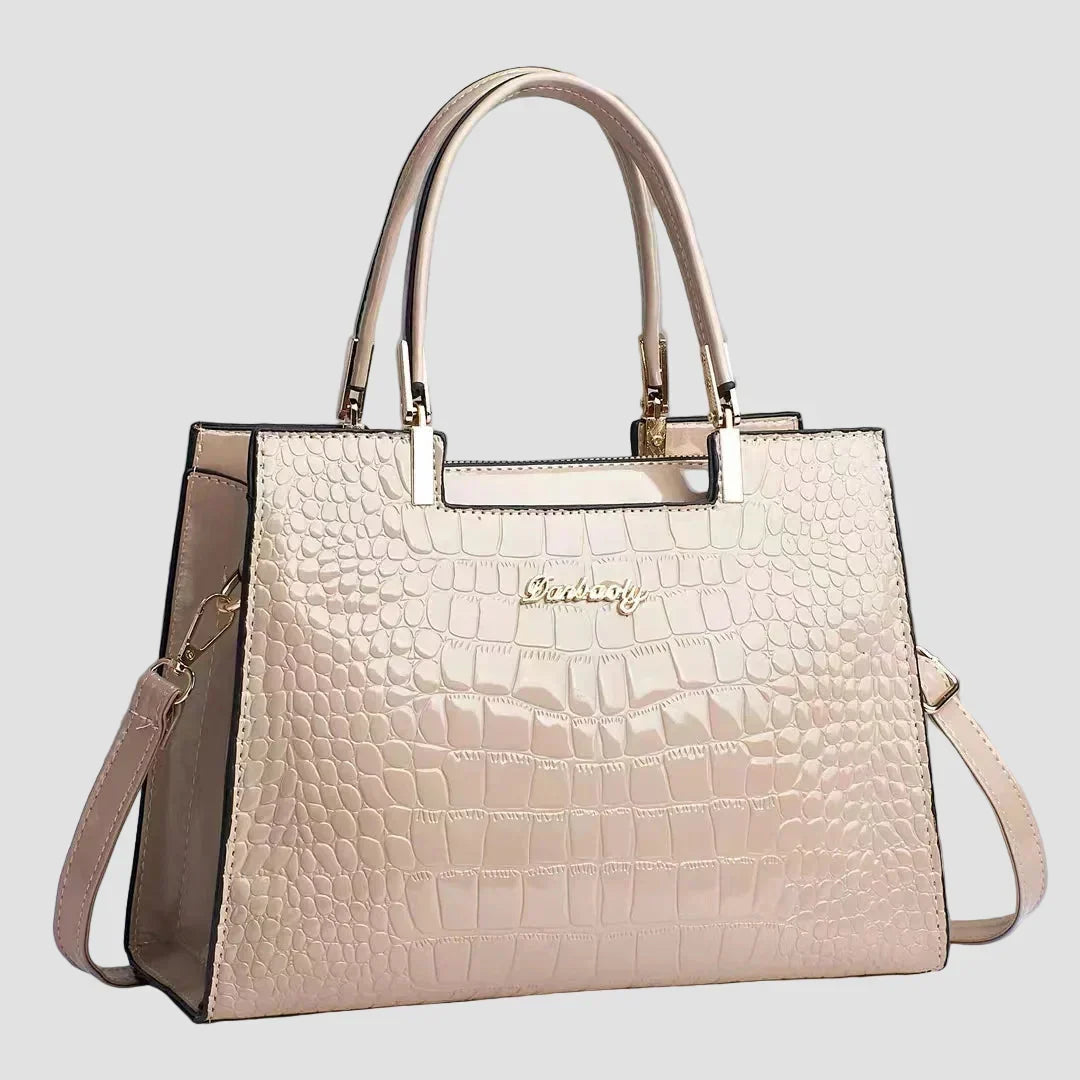 Erain - Bolso Brillante con Efecto Cocodrilo
