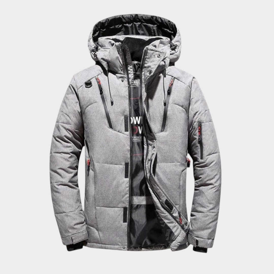 Chaqueta de invierno sólida para hombres