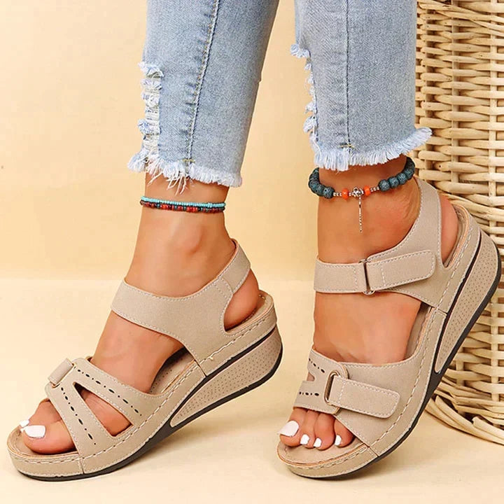 Sandalias Ortopédicas Cómodas con Cuña