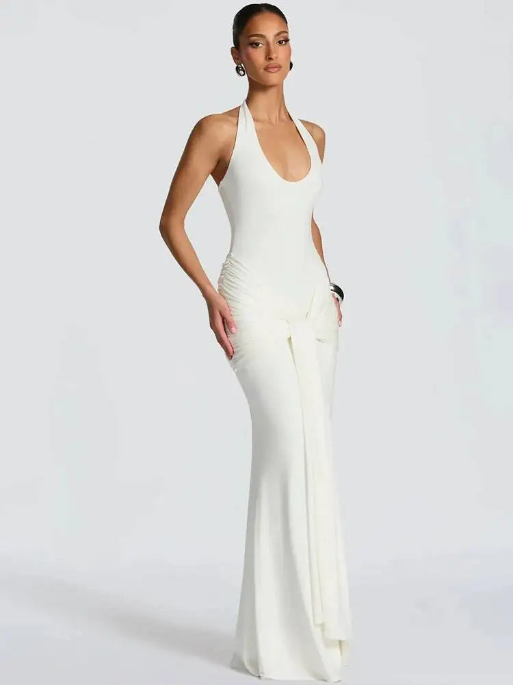 Atenas | Vestido Halter con Espalda al Aire