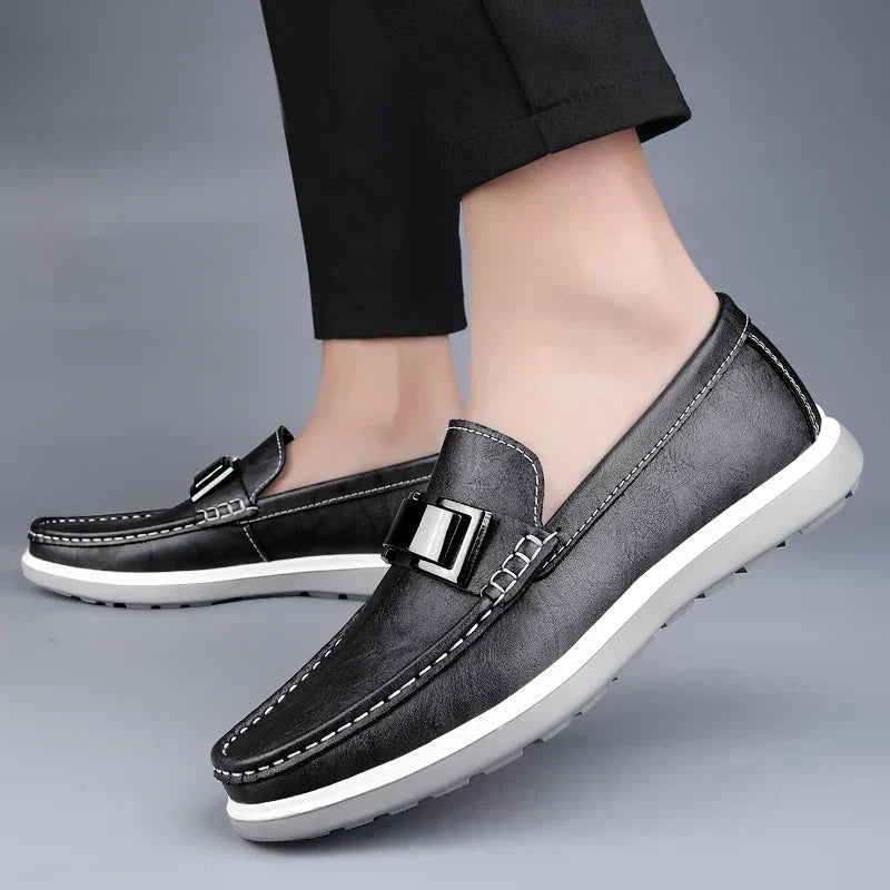 Mocasines de piel de lujo