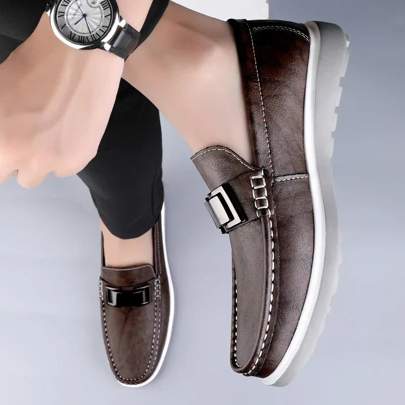 Mocasines de piel de lujo