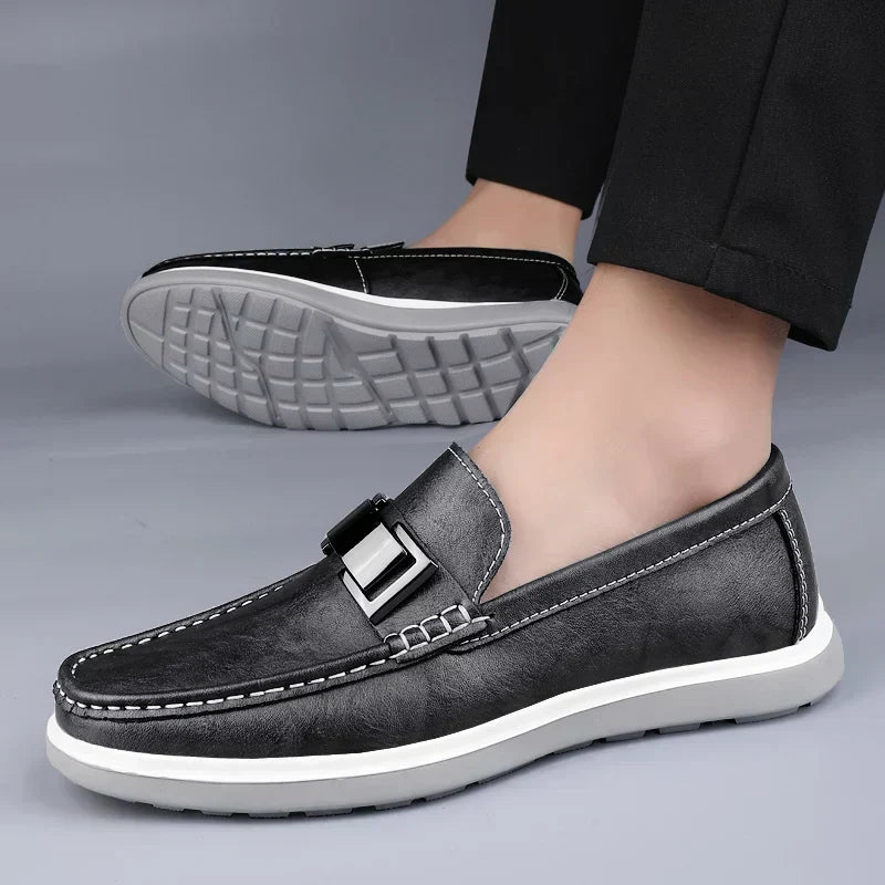 Mocasines de piel de lujo