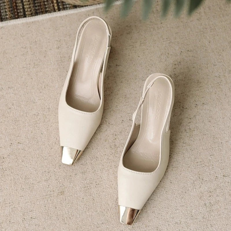 Layla | Tacones Destalonados con Punta Fina