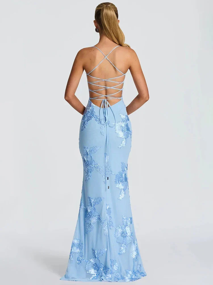 Lila | Corte Sirena y Espalda Descubierta