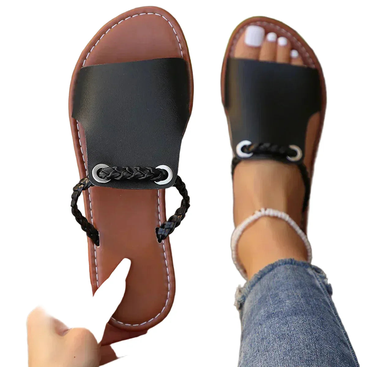 Luna | Sandalias bohemias trenzadas