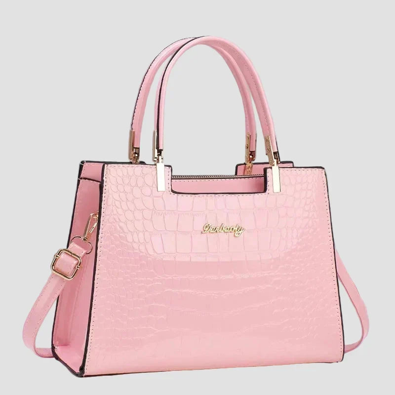 Erain - Bolso Brillante con Efecto Cocodrilo