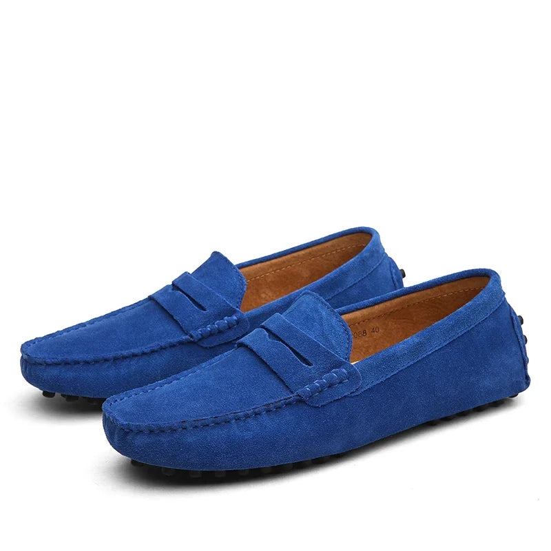 Mocasines casuales de ante