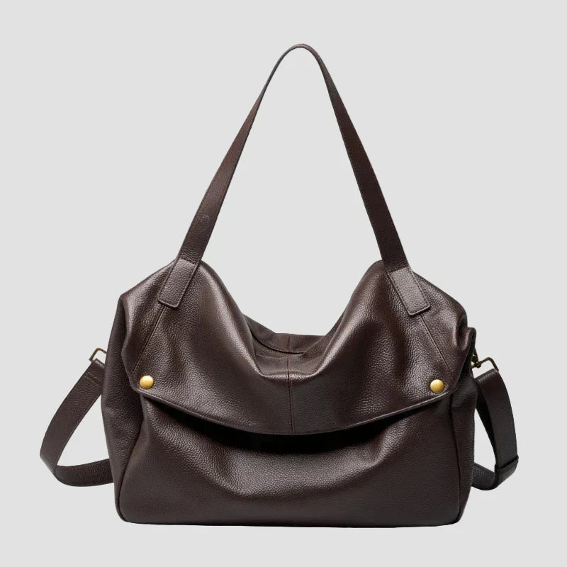 Adriani - Bolso Minimalista de Piel Auténtica para Uso Diario