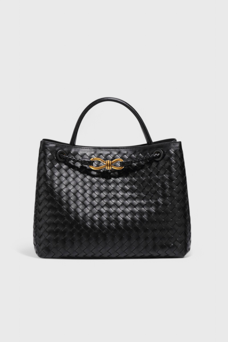 Bolso de Día Trenzado Índigo