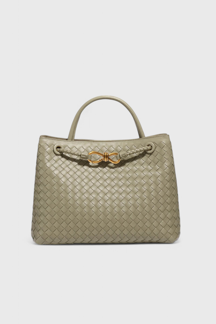 Bolso de Día Trenzado Índigo