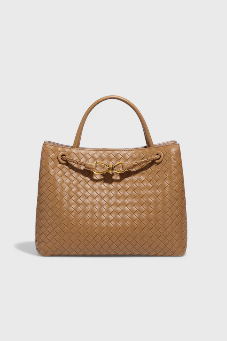 Bolso de Día Trenzado Índigo