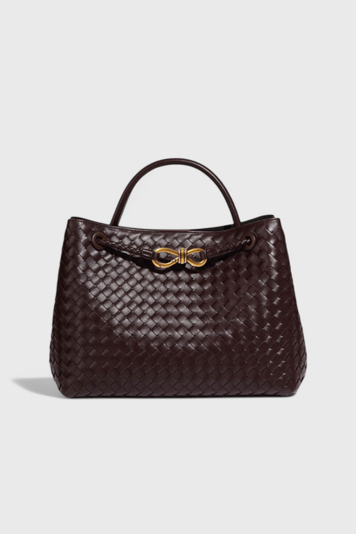 Bolso de Día Trenzado Índigo