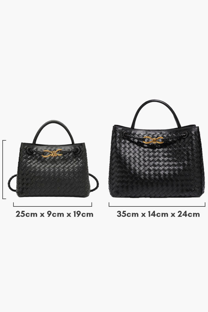 Bolso de Día Trenzado Índigo