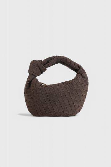 Mini Bolso Trenzado Remi con Detalle de Nudo